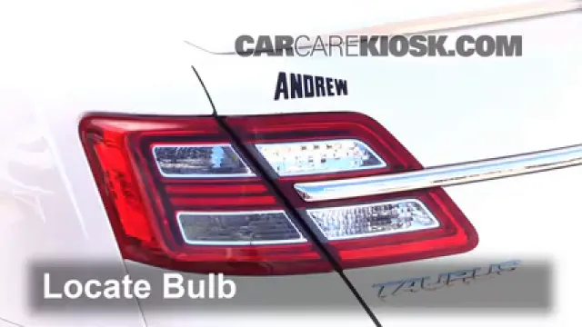 2014 Ford Taurus SHO 3.5L V6 Turbo Luces Luz de giro trasera (reemplazar foco)